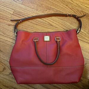 Dooney & Bourke Cherry Red Leather Tote